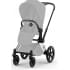 Коляска Cybex Priam V Chrome Style Collection 2 в 1 City Grey