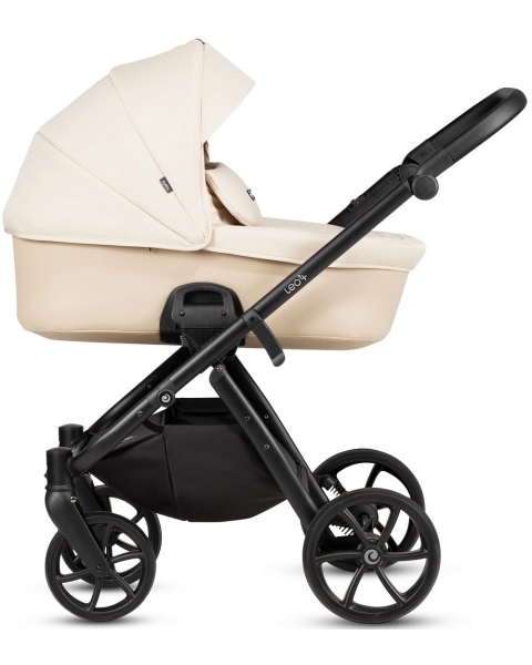 Детская коляска 3 в 1 Tutis Leo 3+ с автокреслом Beno Beige (228) Caramel