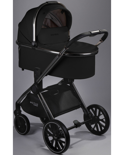 Детская коляска AmaroBaby Motus Premium Ecco 3 в 1 с автокреслом Rant Miro черный