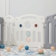 Манеж UNIX Kids Classic 126x120 Grey