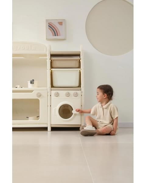 Кухня детская UNIX Kids Cook & Store 6 ящиков Camel