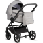 Детская коляска 3 в 1 Tutis Leo 3+ с автокреслом Beno Black (068) Warm Grey
