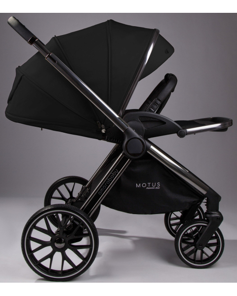 Детская коляска AmaroBaby Motus Premium Ecco 3 в 1 с автокреслом Rant Miro черный