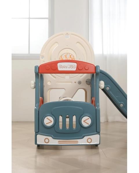 Игровой комплекс с горкой UNIX Kids Bus 171 см Red