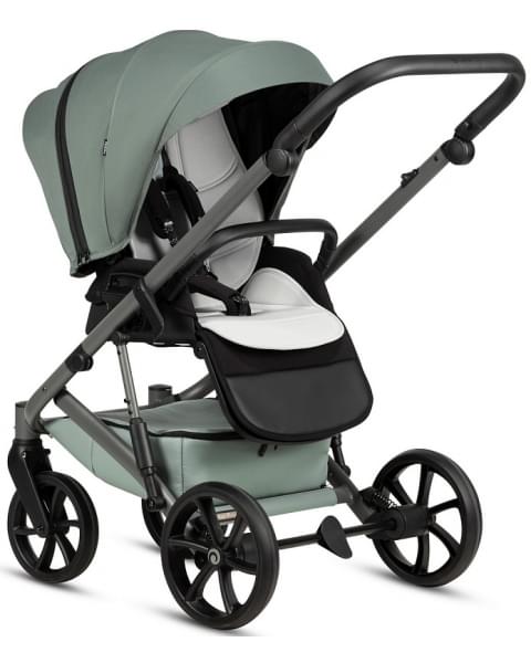 Детская коляска Tutis Viva 6 Plus Essential 3 в 1 с автокреслом Elo Lux EduSky Black 1612039 Sage