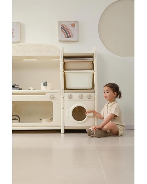 Кухня детская UNIX Kids Cook & Store 6 ящиков Camel