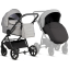 Детская коляска 3 в 1 Tutis Leo 3+ с автокреслом Beno Black (068) Warm Grey