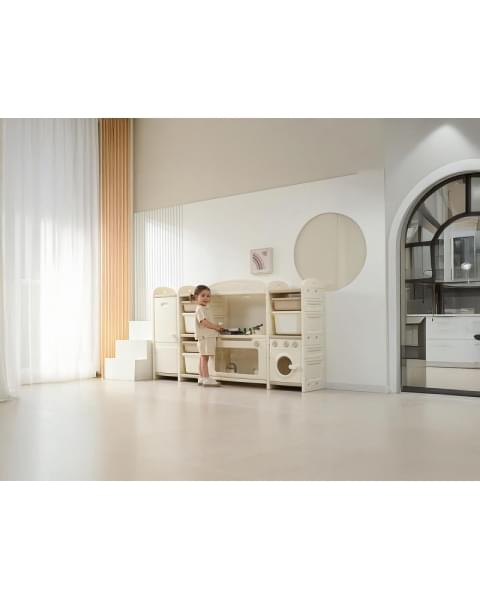 Кухня детская UNIX Kids Cook & Store 6 ящиков Camel