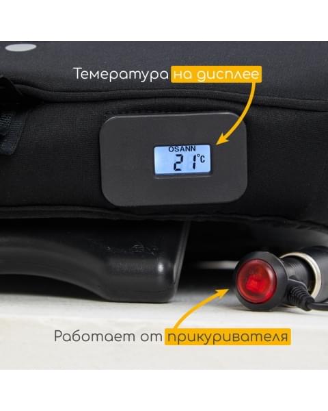 Автокресло Osann Flux Isofix Klima All Black