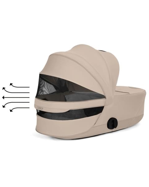 Коляска Cybex Priam V Rosegold Style Collection 2 в 1 Cozy Beige