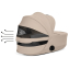 Коляска Cybex Priam V Rosegold Style Collection 2 в 1 Cozy Beige