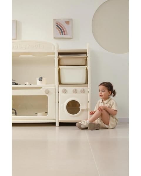 Кухня детская UNIX Kids Cook & Store 6 ящиков Camel