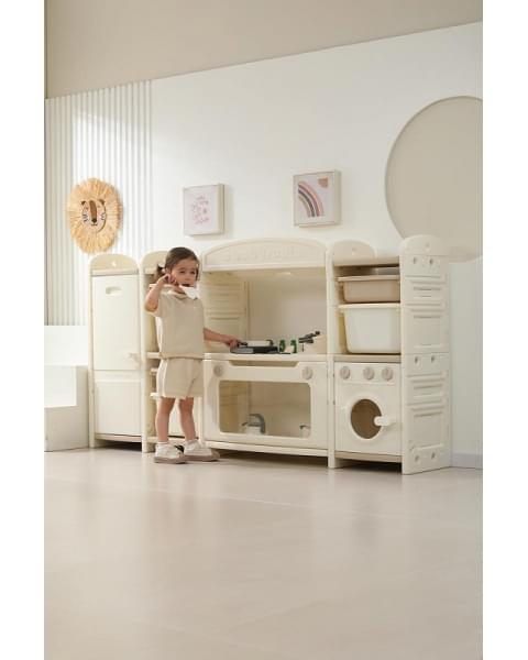 Кухня детская UNIX Kids Cook & Store 6 ящиков Camel