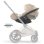 Коляска Cybex Priam V Rosegold Style Collection 2 в 1 Cozy Beige