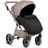 Детская коляска Tutis Uno 6 Plus Leather collection 3 в 1 с автокреслом Elo Lux EduSky Black 1402185 Nocciola