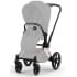 Коляска Cybex Priam V Rosegold Style Collection 2 в 1 Cozy Beige