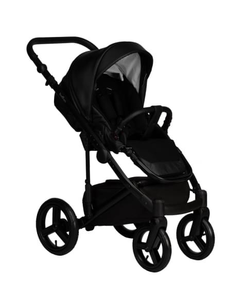 Коляска Indigo LAMAR 2 в 1 (La 08 (черная кожа)
