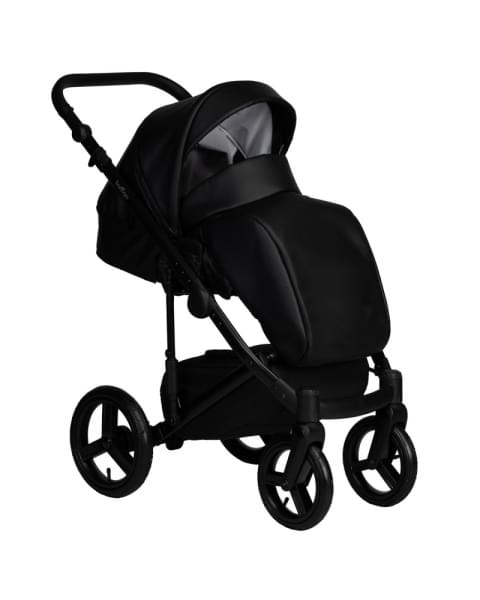 Коляска Indigo LAMAR 2 в 1 (La 08 (черная кожа)