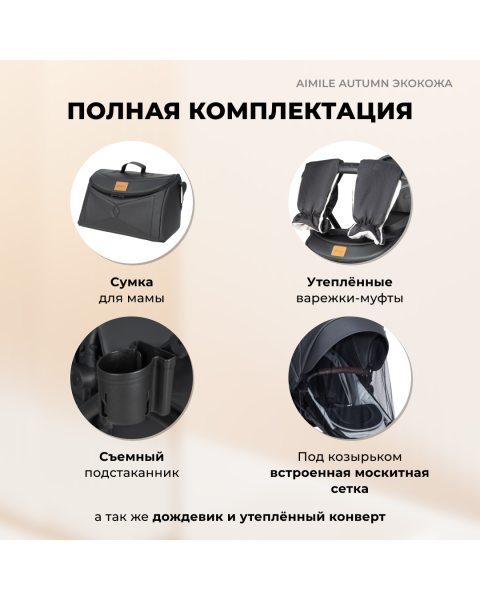 Коляска-трансформер Aimile Original Autumn AA-1