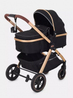 Коляска-трансформер Rant Basic Roller Gold RA161, Black (Черный)