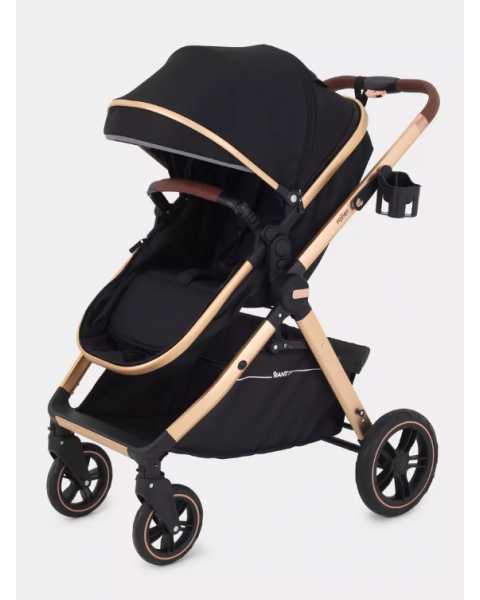 Коляска-трансформер Rant Basic Roller Gold RA161, Black (Черный)