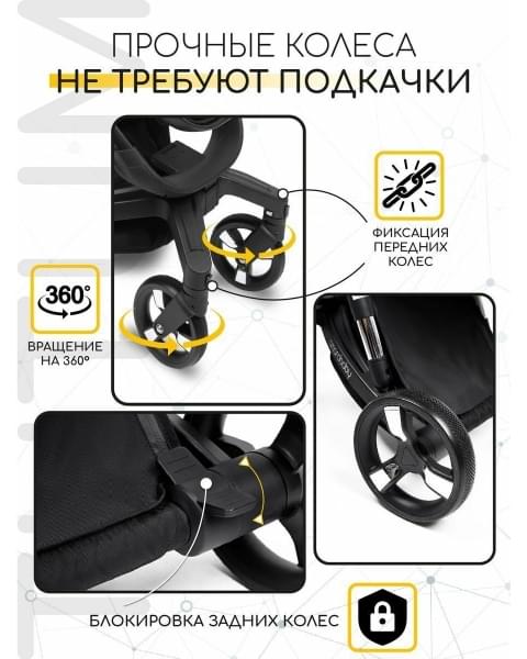 Коляска 2 в 1 AmaroBaby Tutum, Blue (Синий)