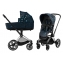 Коляска 2 в 1 Cybex Priam IV Jewels of Nature/Chrome Black