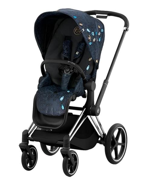 Коляска 2 в 1 Cybex Priam IV Jewels of Nature/Chrome Black