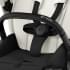 Коляска 2 в 1 Cybex Priam IV Platinum Collection шасси Matt Black, Off White (белый)