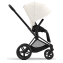 Коляска 2 в 1 Cybex Priam IV Platinum Collection шасси Matt Black, Off White (белый)