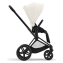 Коляска 2 в 1 Cybex Priam IV Platinum Collection шасси Matt Black, Off White (белый)