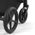 Коляска 2 в 1 Cybex Priam IV Platinum Collection шасси Matt Black, Off White (белый)