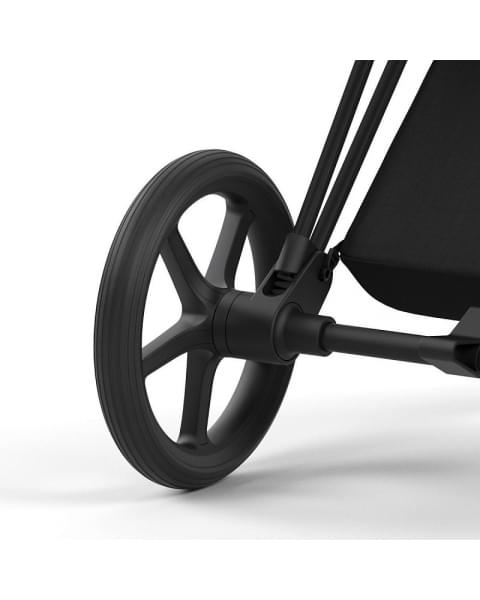 Коляска 2 в 1 Cybex Priam IV Platinum Collection шасси Matt Black, Off White (белый)
