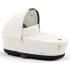 Коляска 2 в 1 Cybex Priam IV Platinum Collection шасси Matt Black, Off White (белый)
