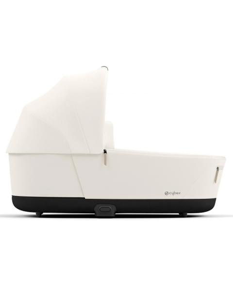 Коляска 2 в 1 Cybex Priam IV Platinum Collection шасси Matt Black, Off White (белый)