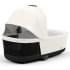 Коляска 2 в 1 Cybex Priam IV Platinum Collection шасси Matt Black, Off White (белый)