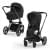 Коляска 2 в 1 Cybex Priam IV Platinum Collection шасси Matt Black, Sepia Black (Черный)