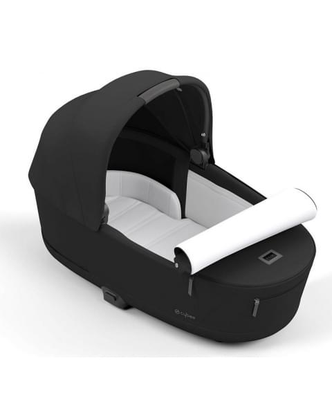 Коляска 2 в 1 Cybex Priam IV Platinum Collection шасси Matt Black, Sepia Black (Черный)