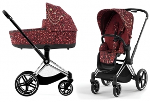 Коляска 2 в 1 Cybex Priam IV Rockstar/Chrome Black