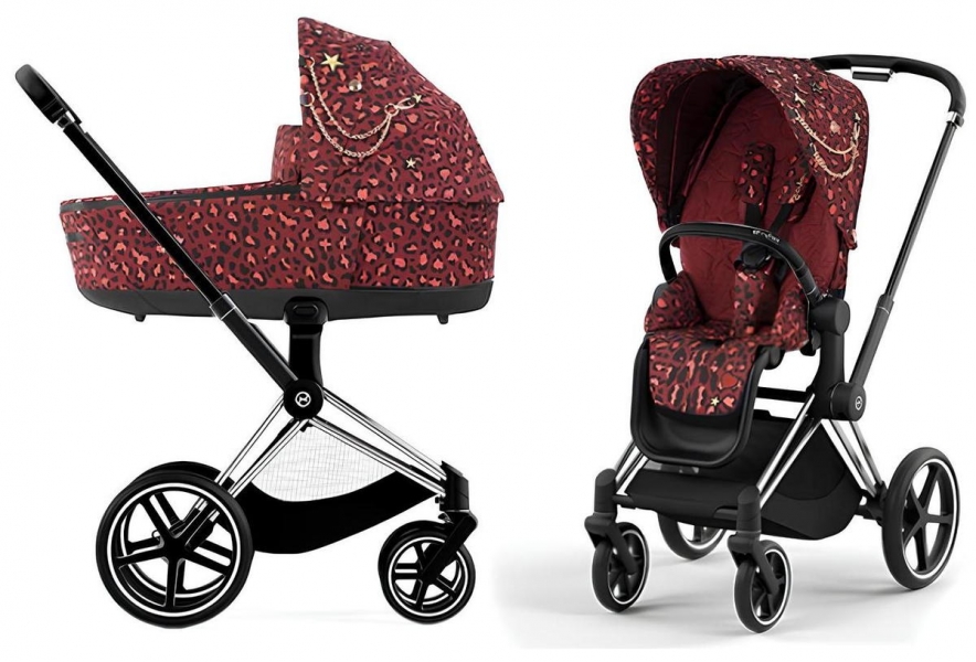 Коляска 2 в 1 Cybex Priam IV Rockstar/Chrome Black