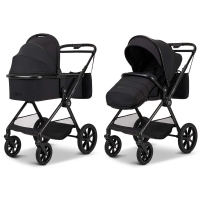 Коляска 2 в 1 Moon Clicc, Black (800)