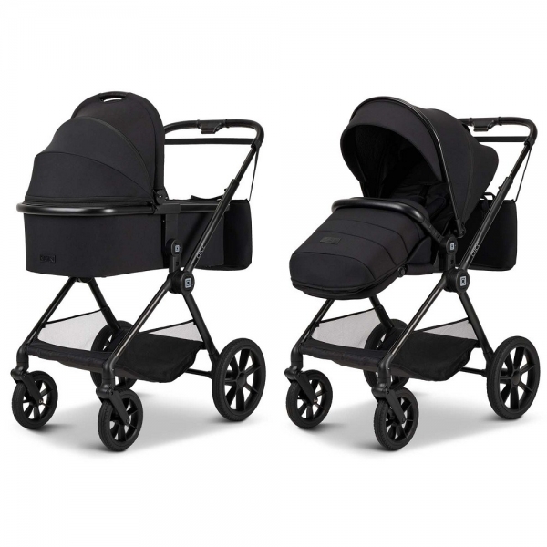 Коляска 2 в 1 Moon Clicc, Black (800)