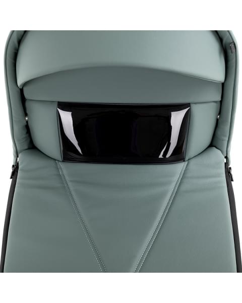 Коляска 2 в 1 Roan Bass Next Classic Leather / колеса d12, Misti Mint (Зеленый)