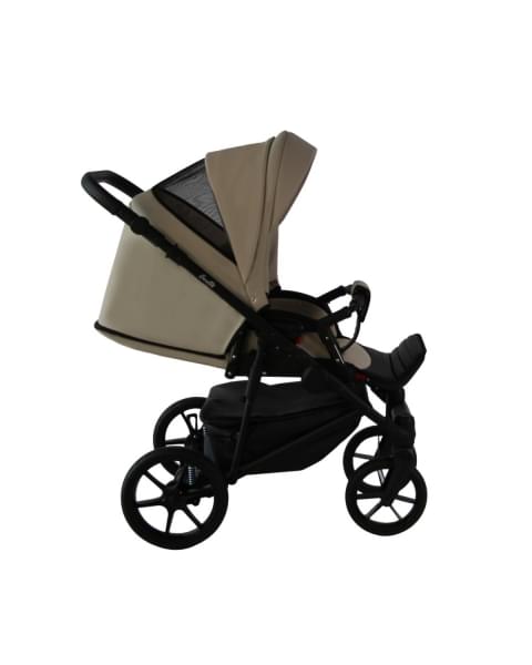 Коляска 2 в 1 Sevillababy Tisso, TIS-04 - Латте / Эко-кожа