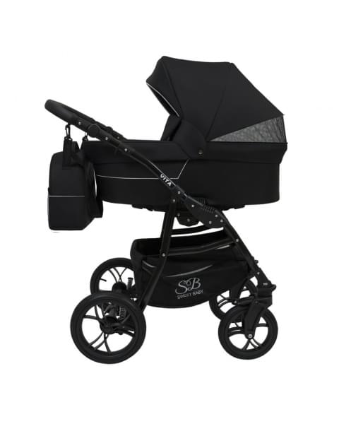 Коляска 2 в 1 Sweet Baby Vita, Black New (Черный)
