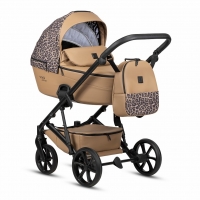 Коляска 2 в 1 Tutis Viva 6+ Leather Wild Elegance, Savannah Brwon (323)