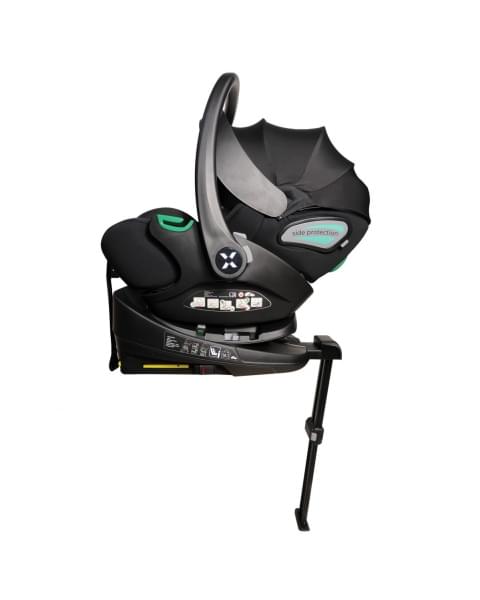 Коляска 3 в 1 Agex Prima Pro 2025, Green (Зеленый) + Автокресло Agex i-Safe (0-13 кг), Black (Черный)