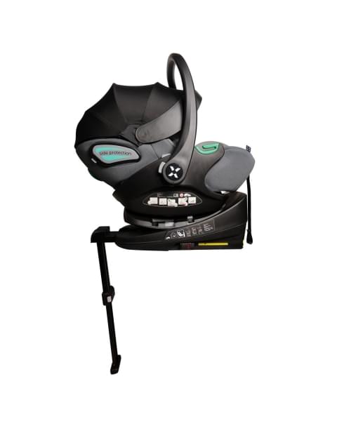 Коляска 3 в 1 Agex Prima Pro 2025, Green (Зеленый) + Автокресло Agex i-Safe (0-13 кг), Black (Черный)