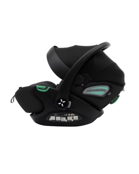 Коляска 3 в 1 Agex Prima Pro 2025, Green (Зеленый) + Автокресло Agex i-Safe (0-13 кг), Black (Черный)