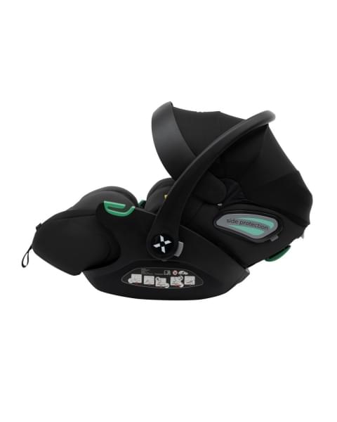 Коляска 3 в 1 Agex Prima Pro 2025, Green (Зеленый) + Автокресло Agex i-Safe (0-13 кг), Black (Черный)